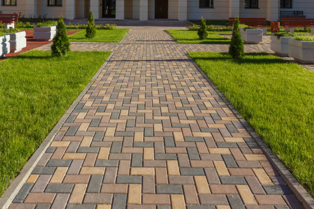 Residential Paver Driveway in Evansville, WY